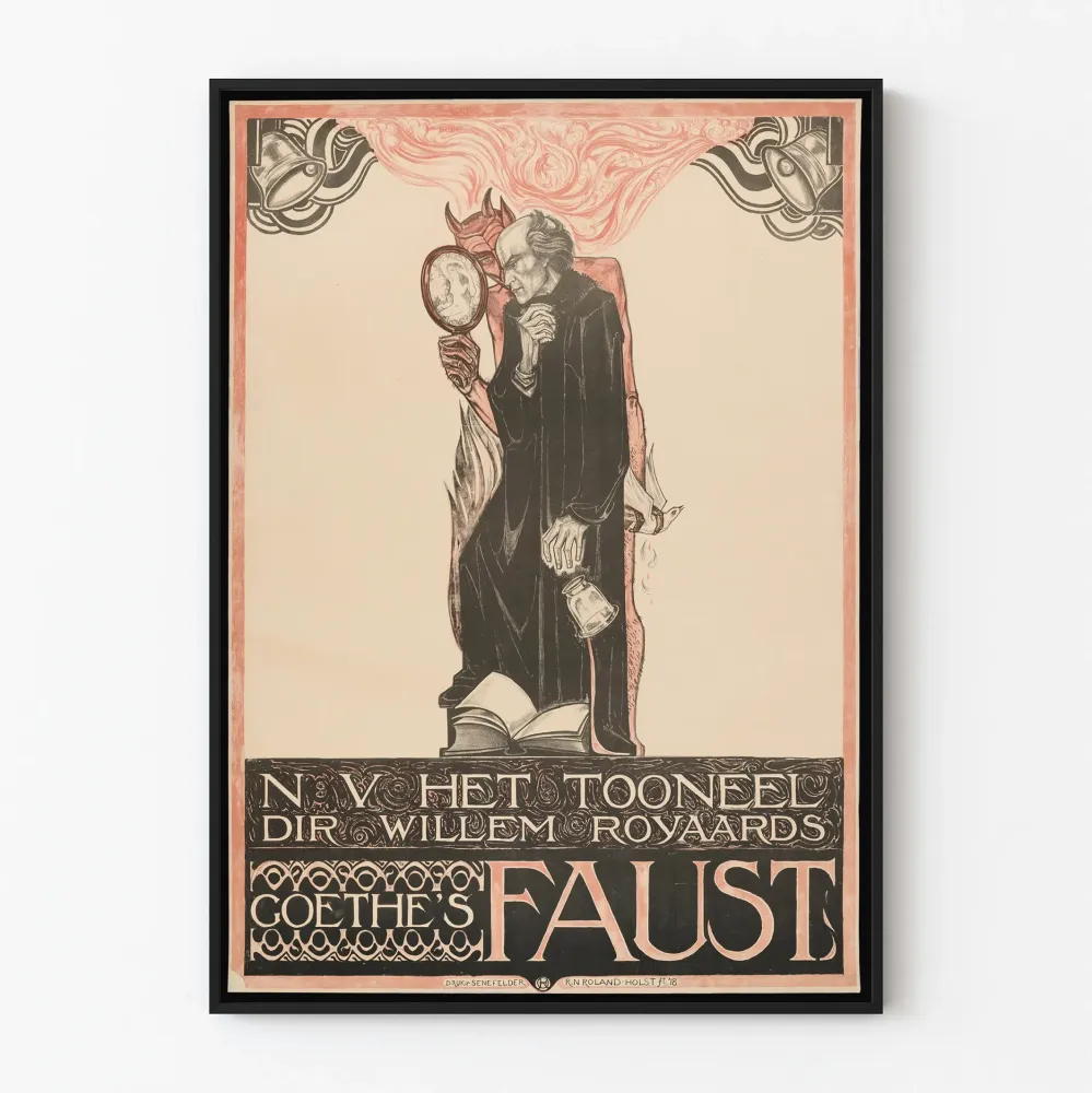 Koristejuliste Faustista Goetheltä Willem Royaardsin teoksena