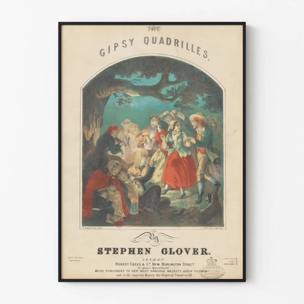 koristejuliste Gipsy Quadrilles Stephen Gloverilta