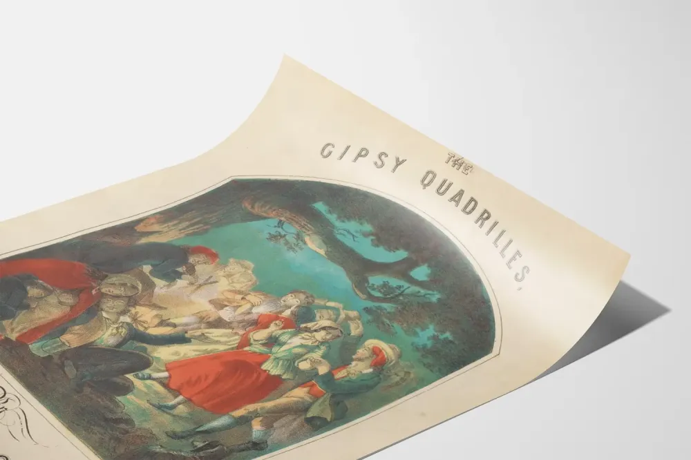 koristejuliste Gipsy Quadrilles Stephen Gloverilta