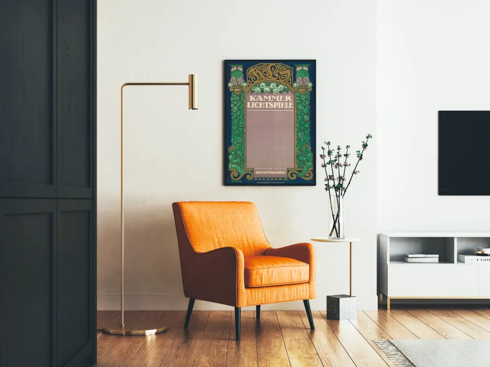 Koristejuliste Kammer Lichtspiele - Art Nouveau -tyyli