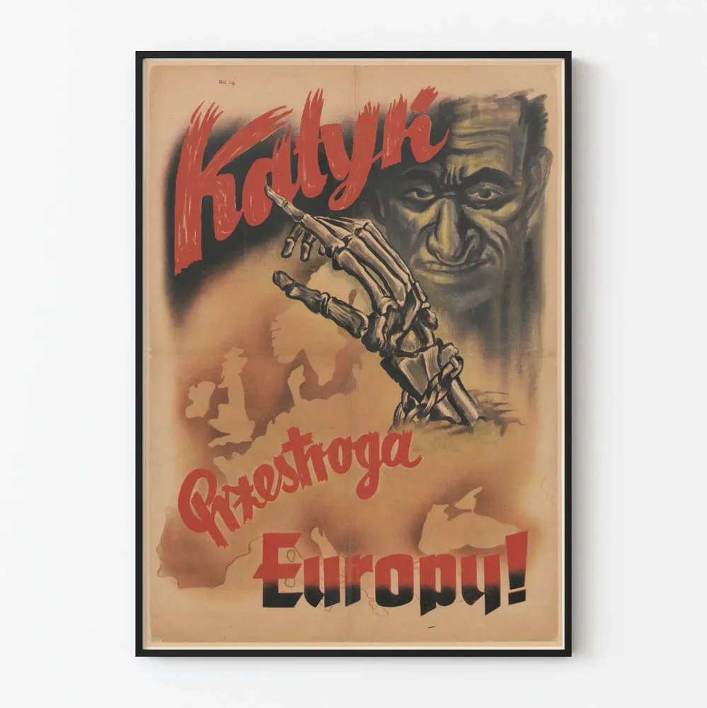 Koristejuliste Katyn-varoitus Euroopalle