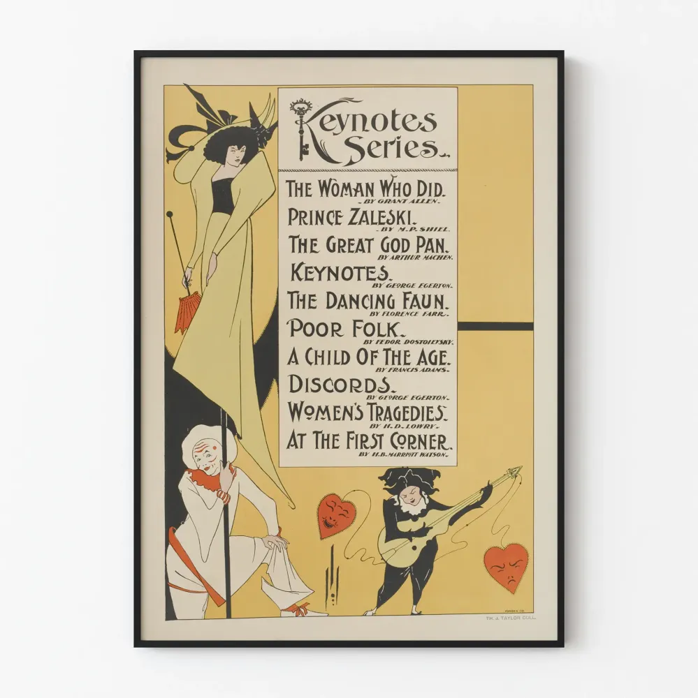 Koristejuliste Keynotes-sarja vintage Artem Legrand