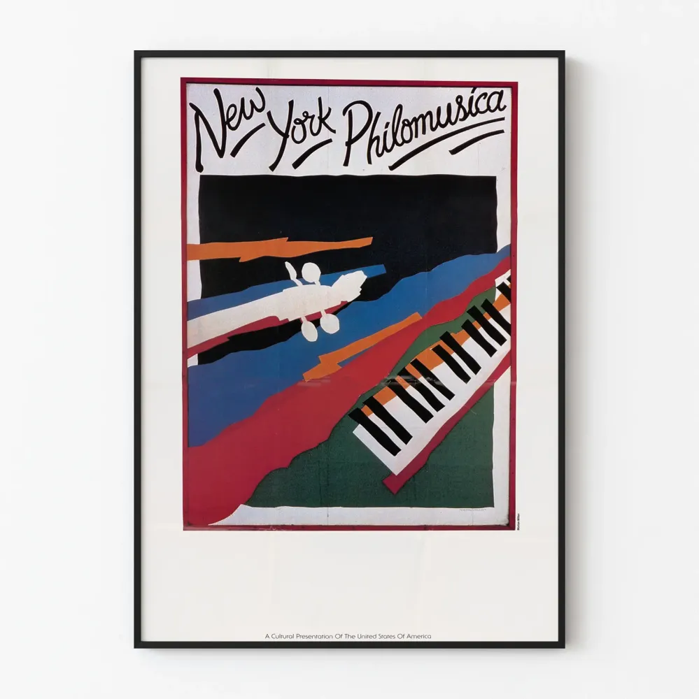 Koristejuliste New York Philomusica - Musikaalinen tunnelma