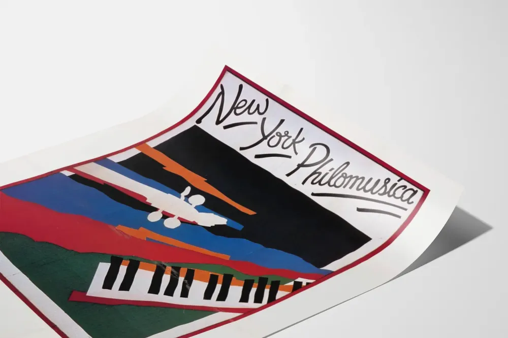 Koristejuliste New York Philomusica - Musikaalinen tunnelma