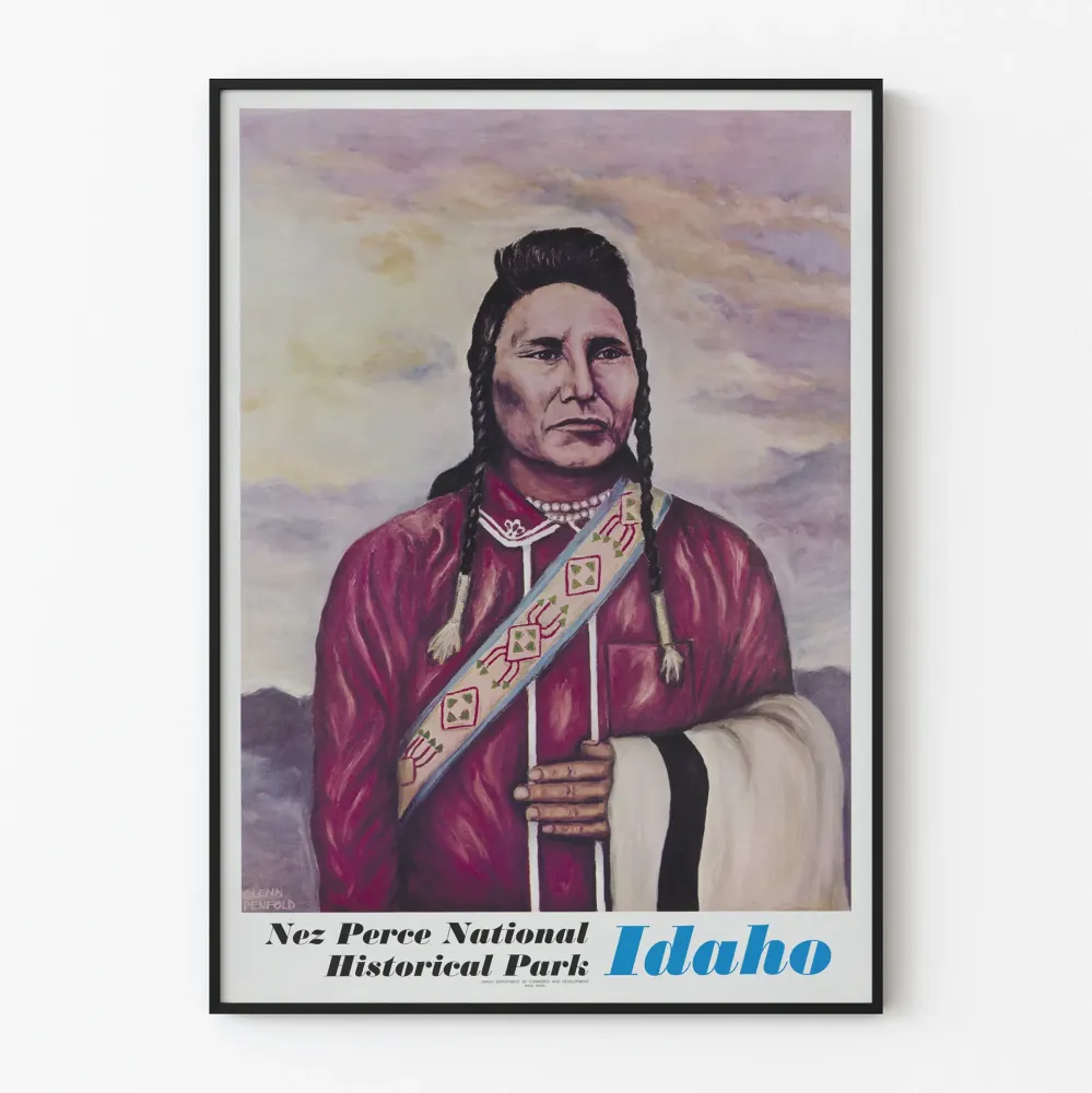 Koristejuliste Nez Perce Kansallinen Historiallinen Puisto Idaho