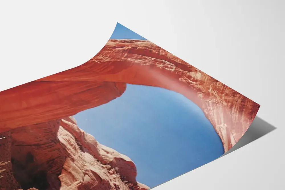 Koristejuliste Pierre-arc de Rainbow Bridge Utah