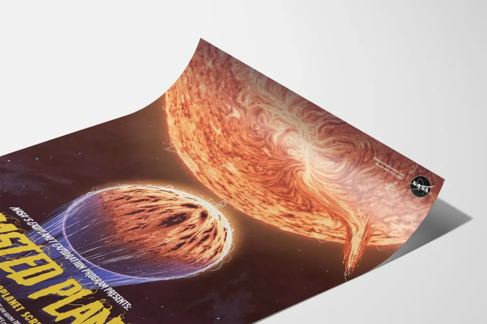 Koristejuliste Poltettu Planeetta NASA - Roasted Planet
