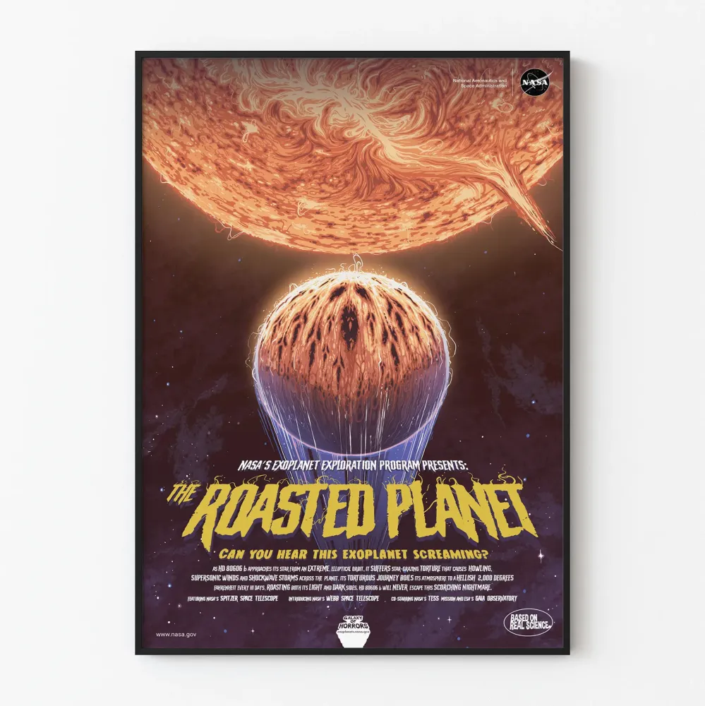 Koristejuliste Poltettu Planeetta NASA - Roasted Planet
