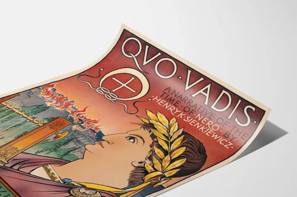 Koristejuliste Quo Vadis, kertomus Neron ajan aikana
