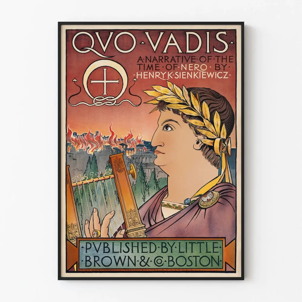 Koristejuliste Quo Vadis, kertomus Neron ajan aikana