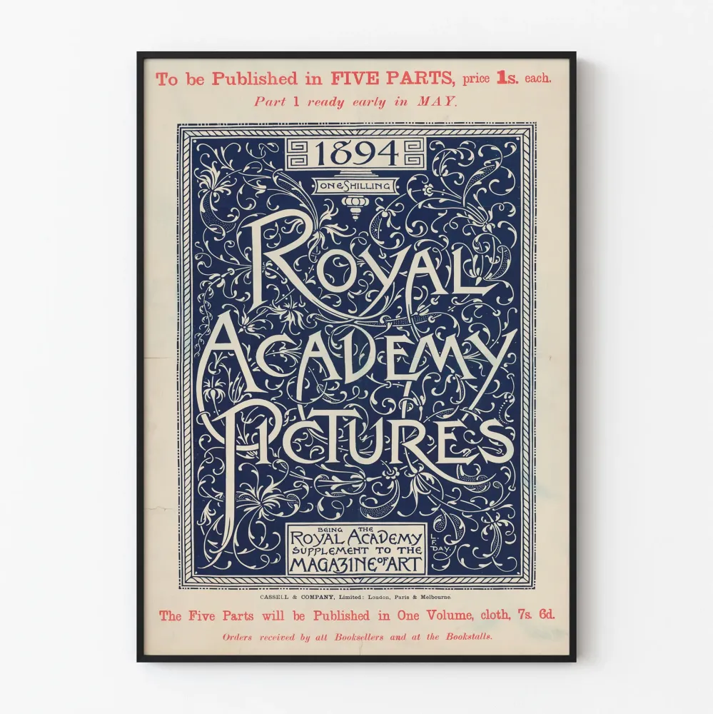 Koristejuliste Royal Academy Pictures 1894