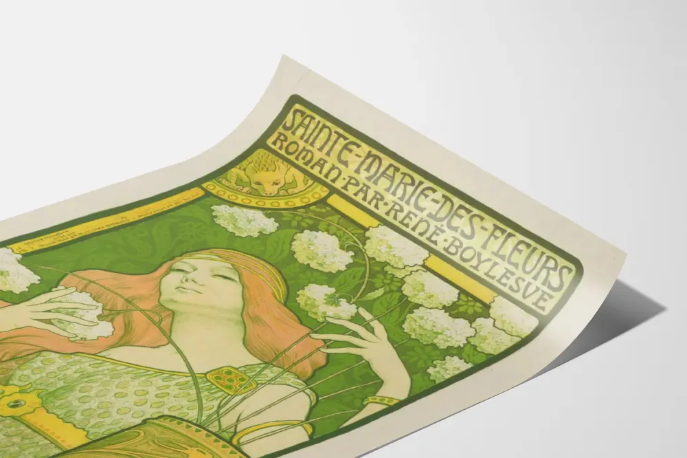 Koristejuliste Sainte Marie des Fleurs Art Nouveau