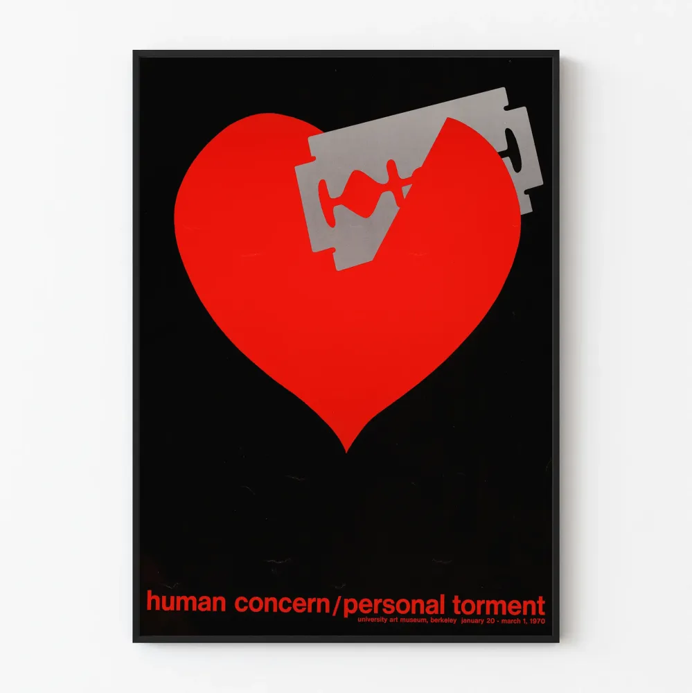 Koristejuliste Sydän ja Partakoneen Terä - Human Concern / Personal Torment