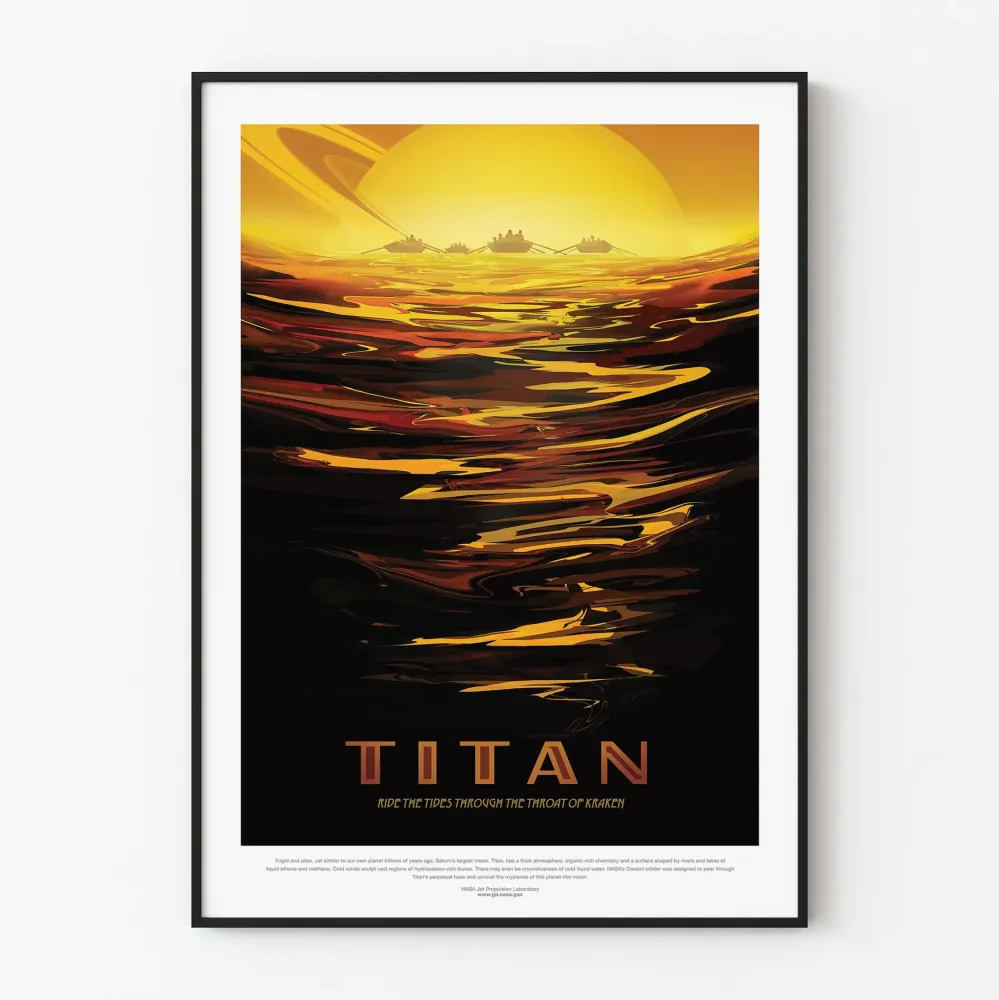 Koristejuliste Titan - Universumi ja avaruustutkimus