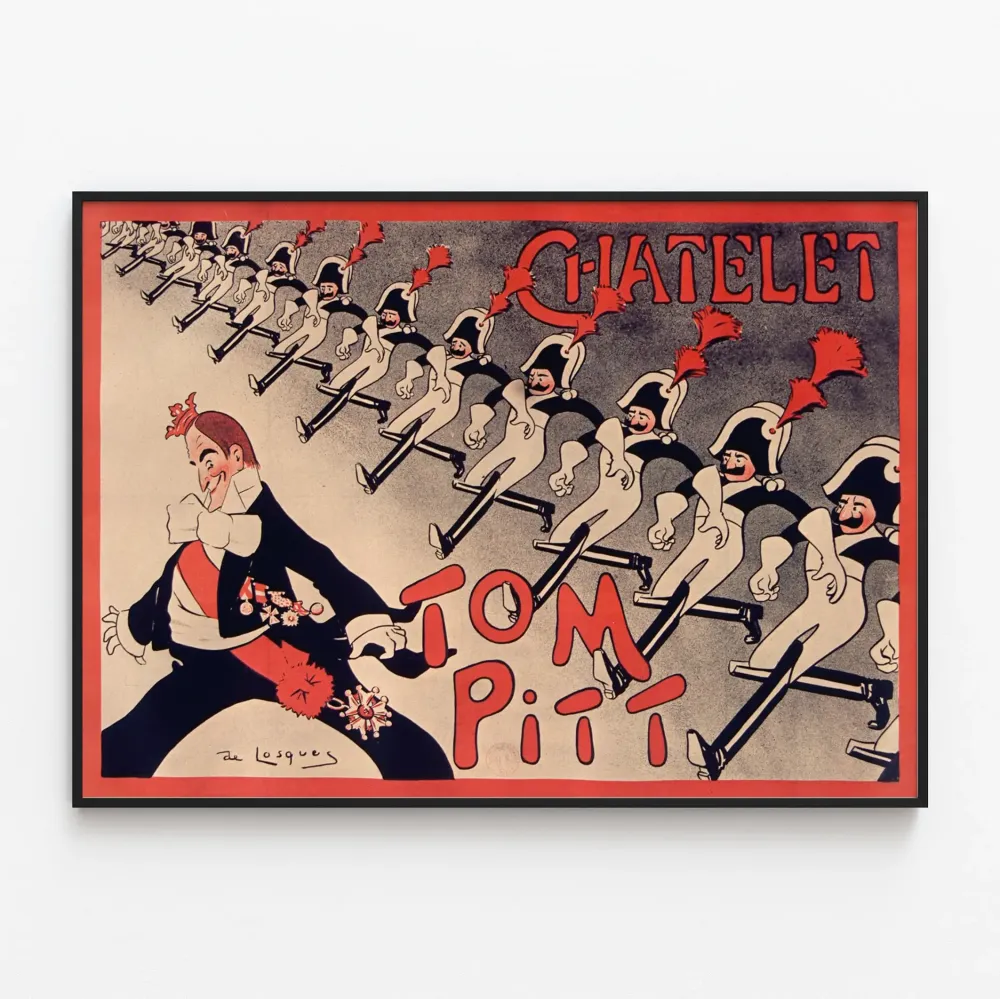 Koristejuliste vintage Chatelet Tom Pitt