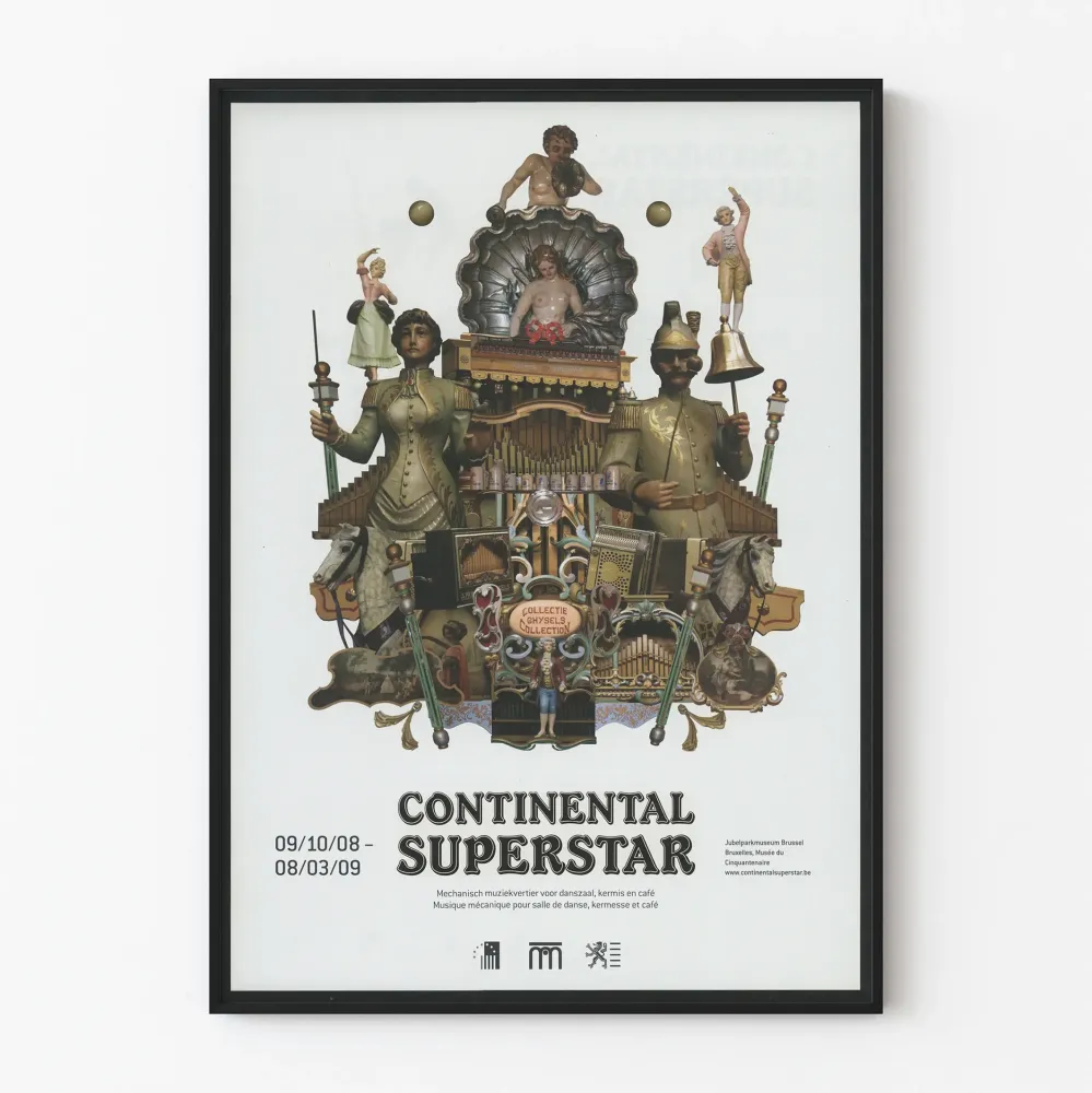 Koristejuliste Vintage Continental Superstar