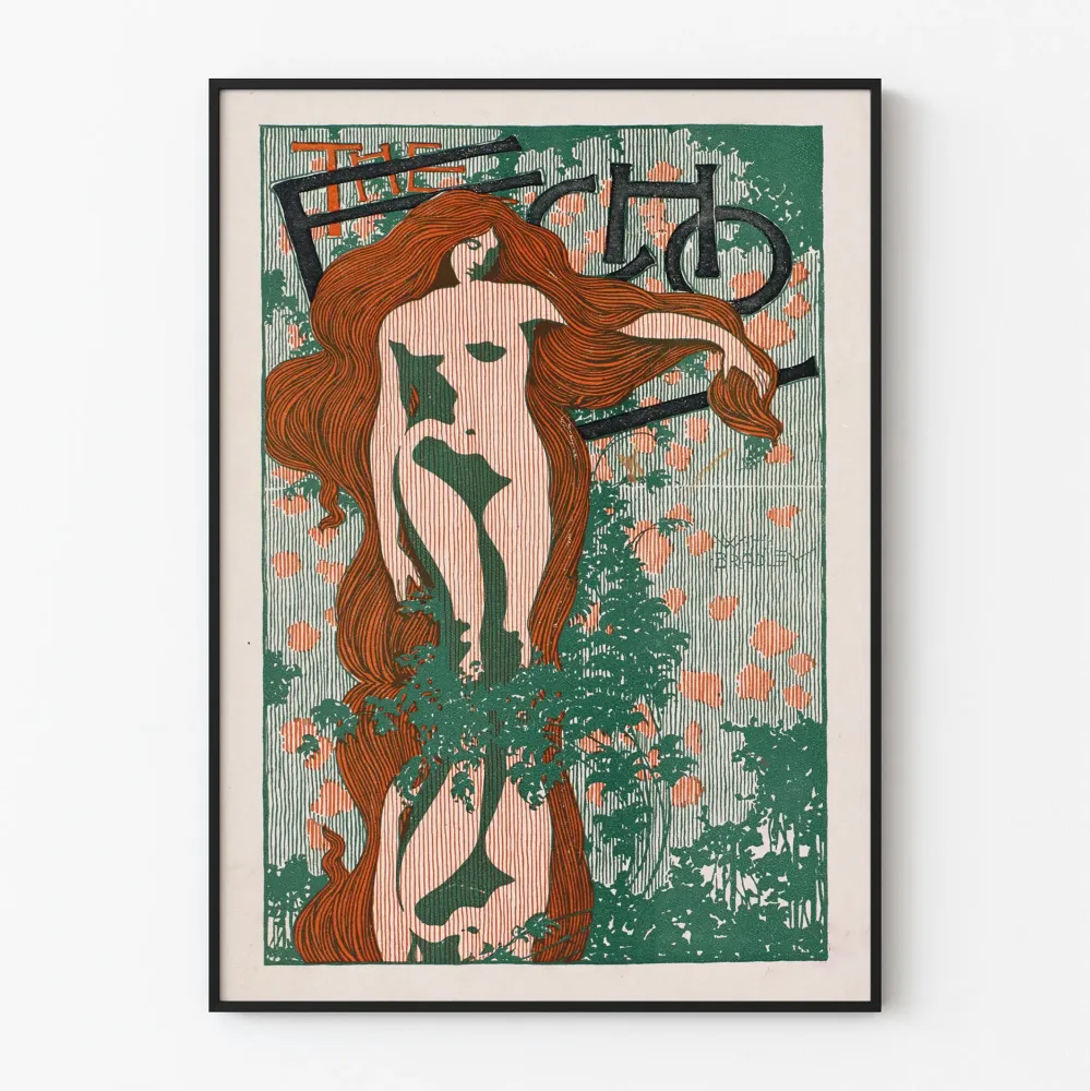 Koristejuliste vintage Echo Chicago 1895, Artem Legrand