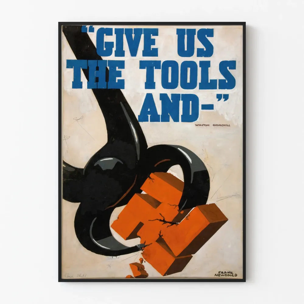 Koristejuliste vintage Give Us Tools