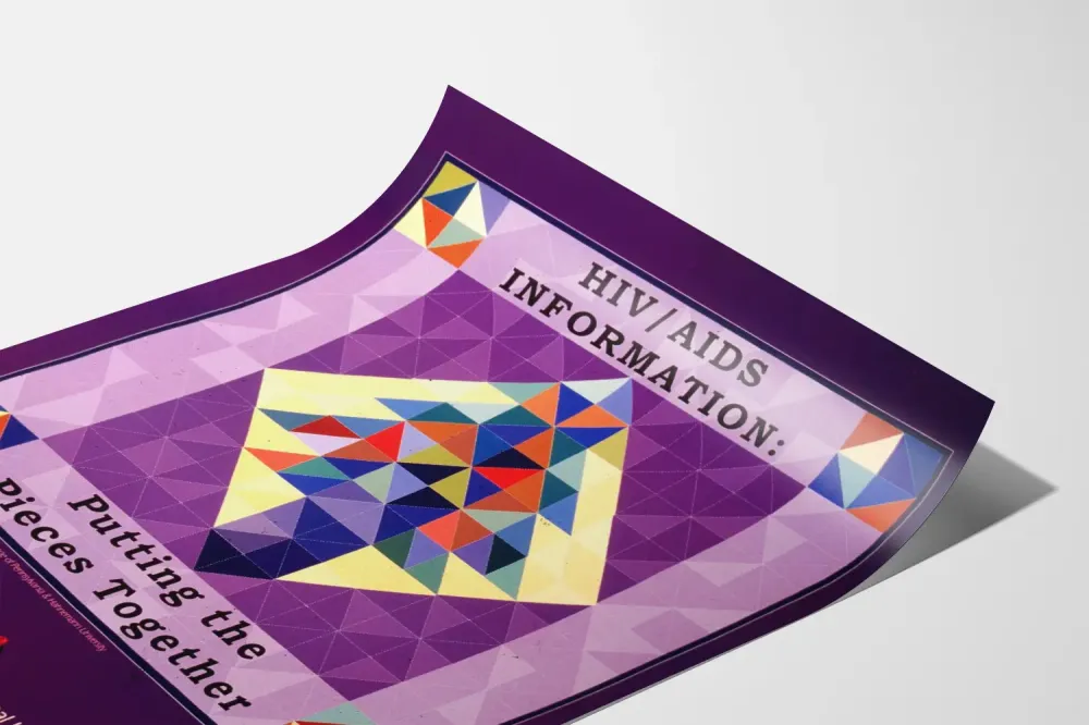 Koulutusjuliste HIV/AIDS-tiedosta - Palapelin kokoaminen