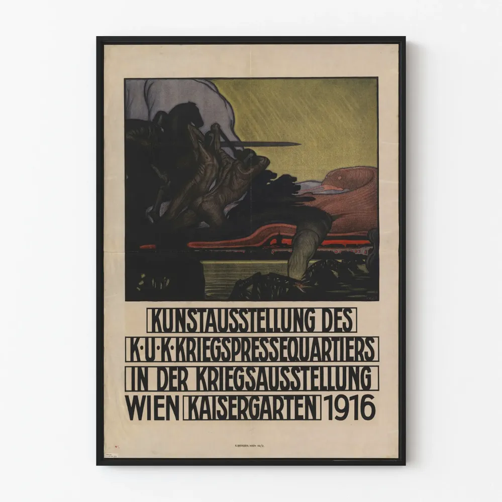 K.u.k – 1916 sodan lehtinäyttelyjuliste