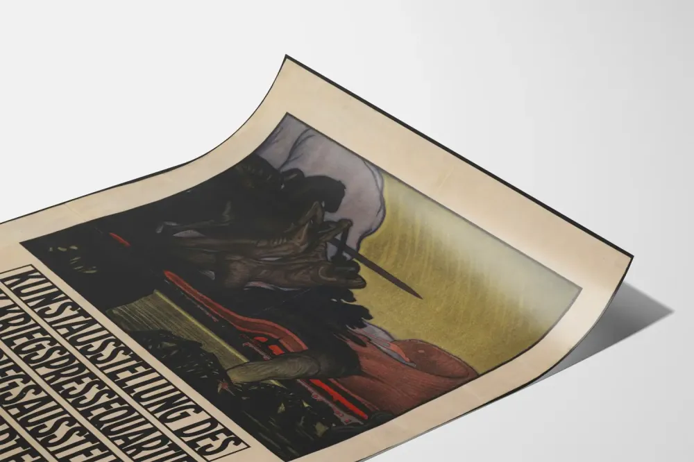 K.u.k – 1916 sodan lehtinäyttelyjuliste