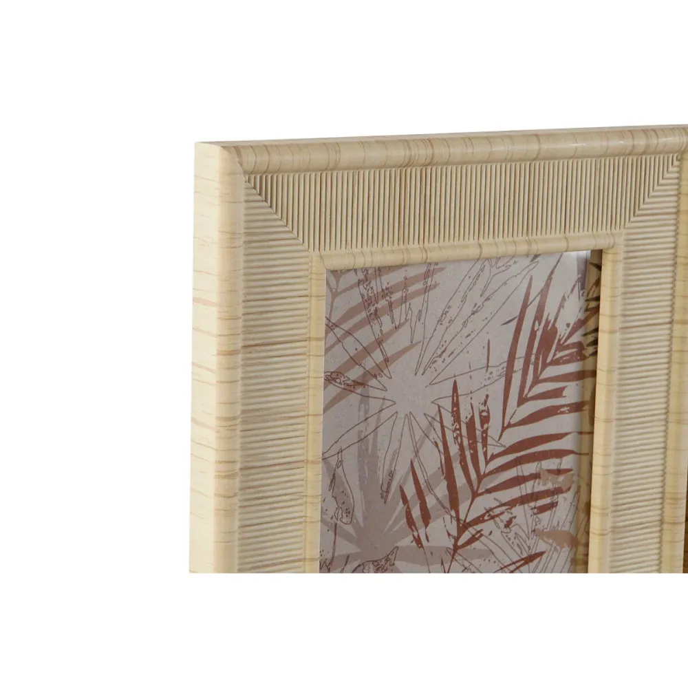 Kuvakehys Home ESPRIT Beige Luonnollinen Kristalli polystyreeni Skandinaavinen 67 X 2 X 44 cm