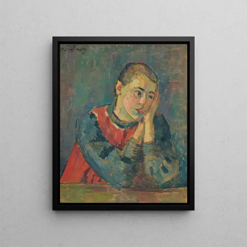 Lasten maalaus pään nojaten - Alexej von Jawlensky | Taidetuloste