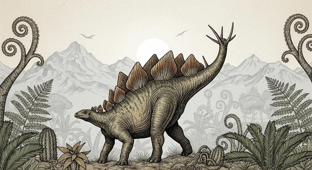 Lastenhuoneen tapetti | Dinosauruksia vintage-tyylillä