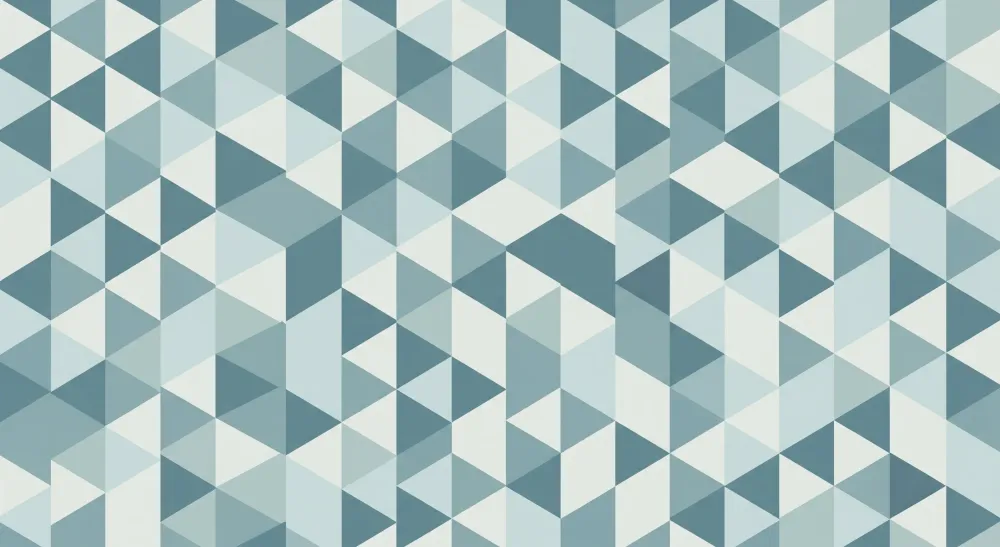 Lastenhuoneen tapetti | Geometrinen kuvio sinisen sävyissä