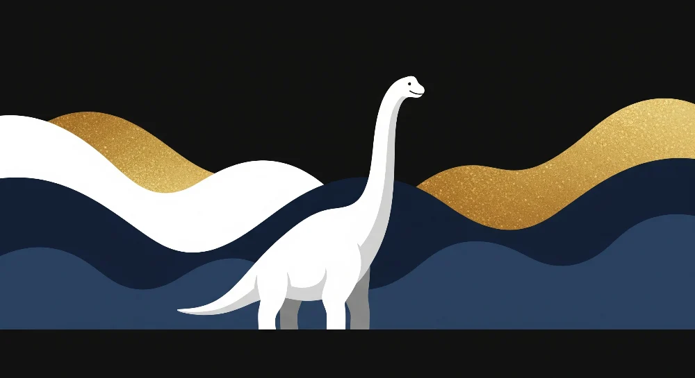 Lastenhuoneen tapetti | Majesteettinen dinosaurustapetti abstraktilla taustalla
