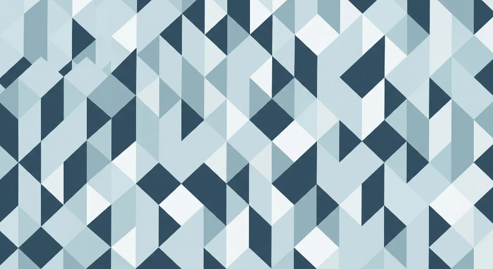 Lastenhuoneen tapetti | Siniset ja valkoiset geometriset kuviot