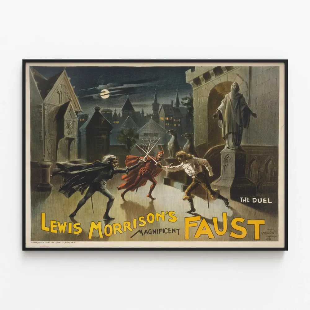 Lewis Morrisonin upea Faust - Yön kaksintaistelu Juliste