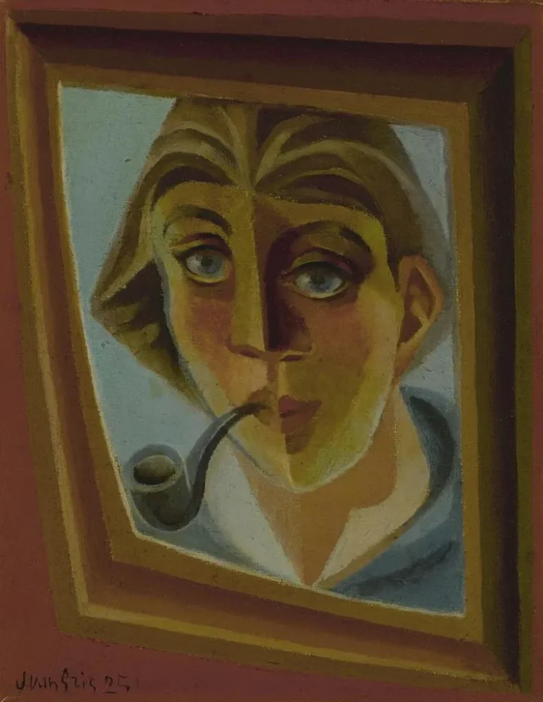 L'homme à la pipe - Juan Gris | Taidetuloste