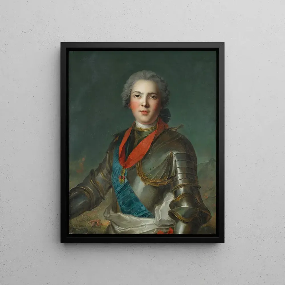 Louis dauphin de France - Maalaus Louis dauphin de France fils de Louis XV - Après Jean-Marc Nattier | Taidetuloste