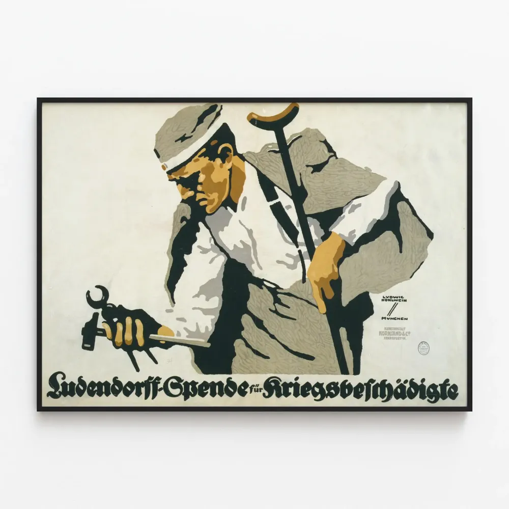 Ludendorffin lahjoitusjuliste sotavamman haavoittuneille