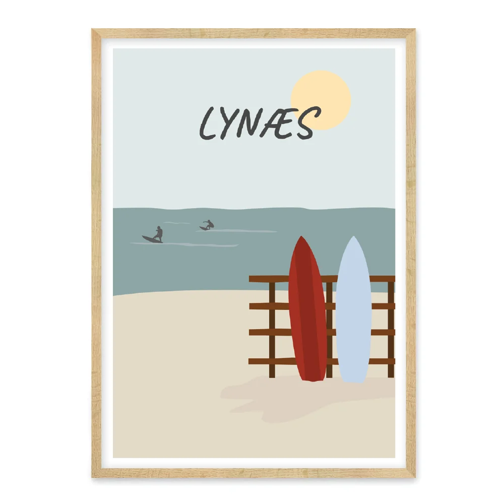 Lynæs - sommerhus plakat