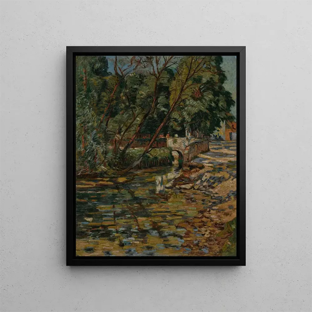 Maalaus Abreuvoir à Épinay - le - Breuil - Armand Guillaumin | Taidetuloste