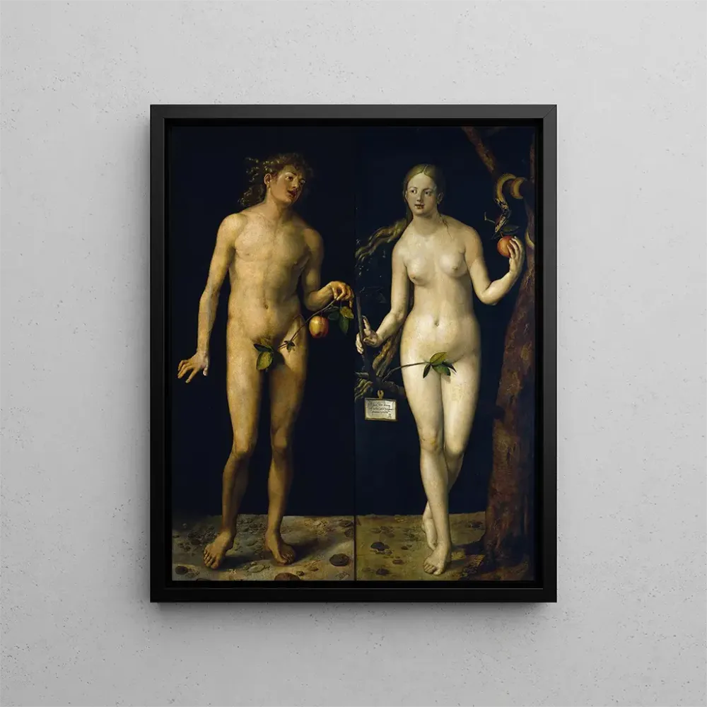 Maalaus Adam ja Eeva - Albrecht Dürer | Taidetuloste