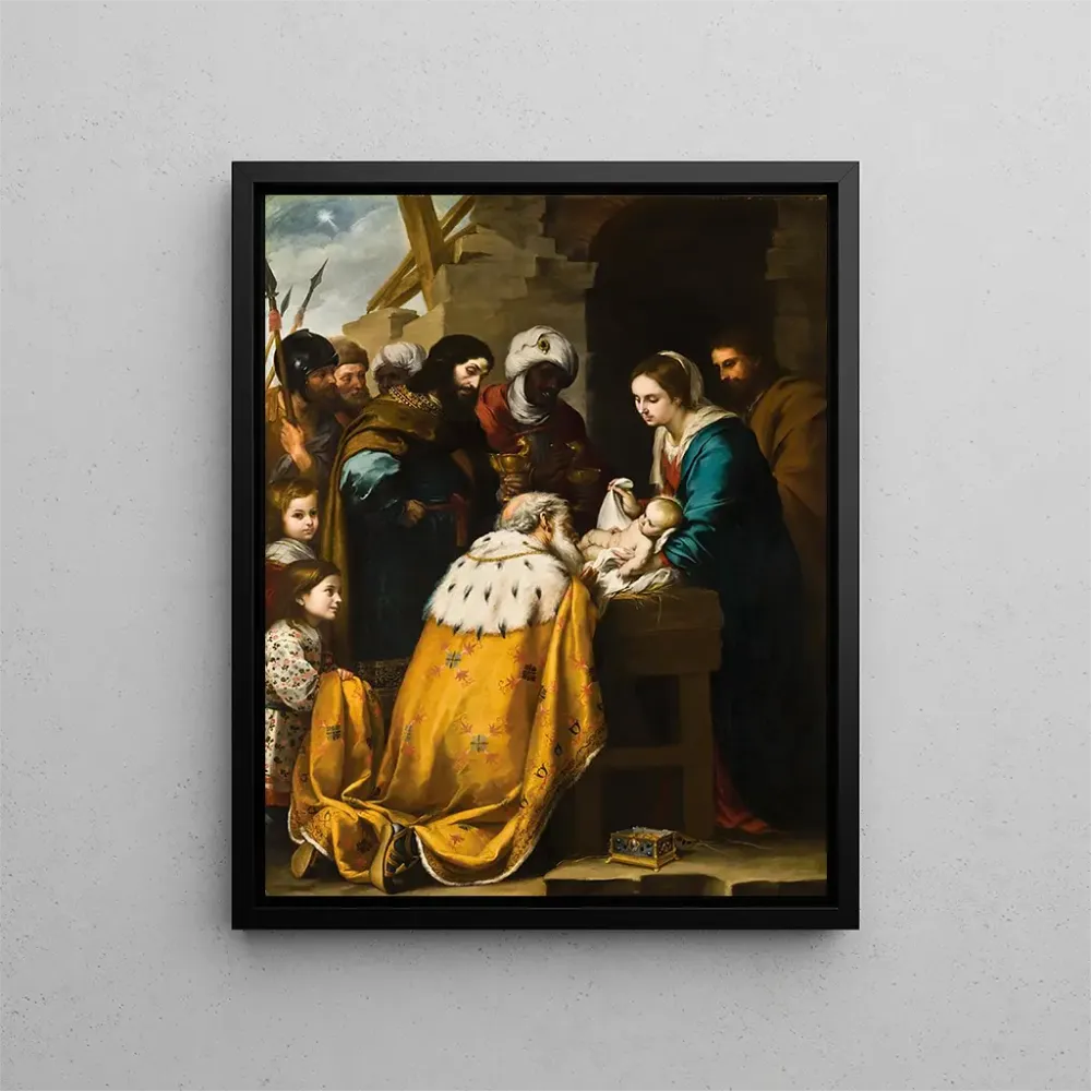 Maalaus Adoration des Mages - Bartolomé Esteban Murillo | Taidetuloste