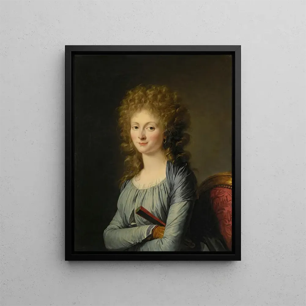 Maalaus Aiguillon herttuattaren muotokuvasta - Adélaïde Labille-Guiard | Taidetuloste