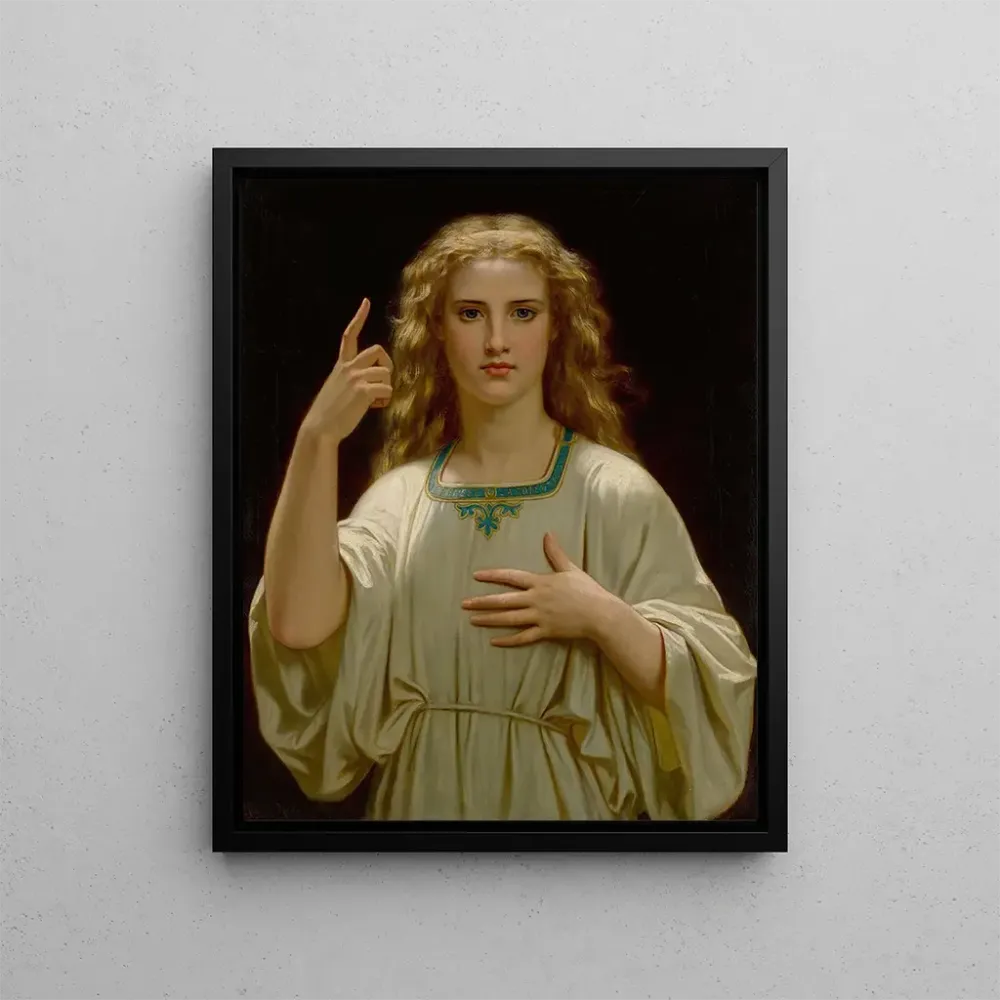 Maalaus Ajattele Jumalaa - Hugues Merle | Taidetuloste