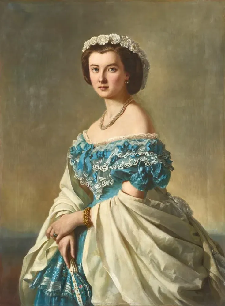 Maalaus Alexandra Baroness von und zu Bodman née Offensandt von Berckholtz - Alexandra von Berckholtz | Taidetuloste