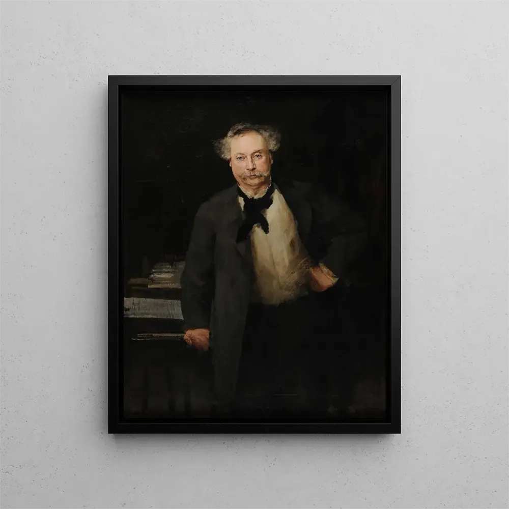 Maalaus Alexandre Dumas fils - Alfred Philippe Roll | Taidetuloste