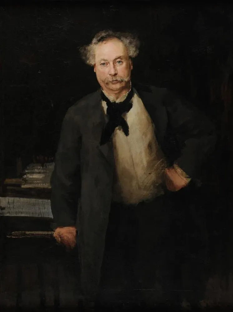 Maalaus Alexandre Dumas fils - Alfred Philippe Roll | Taidetuloste