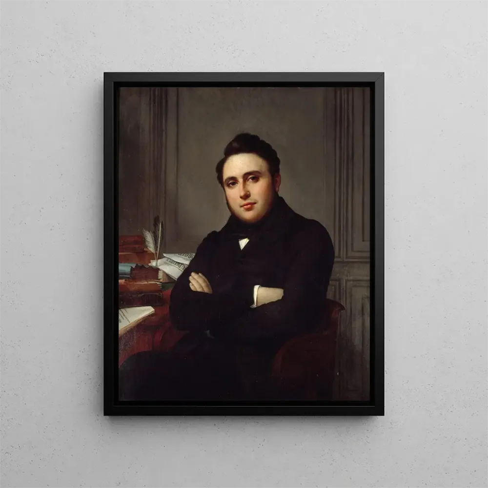 Maalaus Alexandre-Auguste Ledru-Rollin 1807-1874 toimittaja ja poliitikko - Angélique Mongez | Taidetuloste