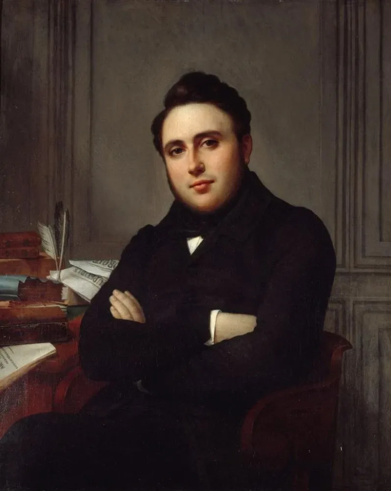 Maalaus Alexandre-Auguste Ledru-Rollin 1807-1874 toimittaja ja poliitikko - Angélique Mongez | Taidetuloste