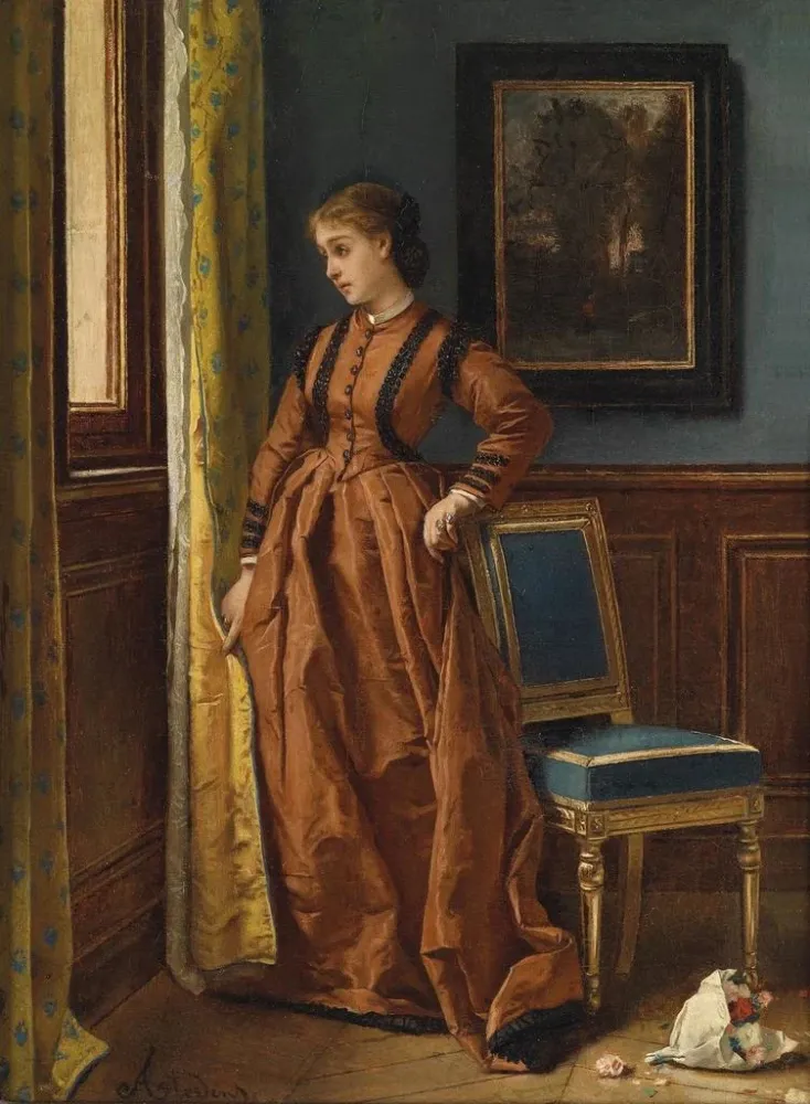 Maalaus Déjà - Alfred Stevens | Taidetuloste