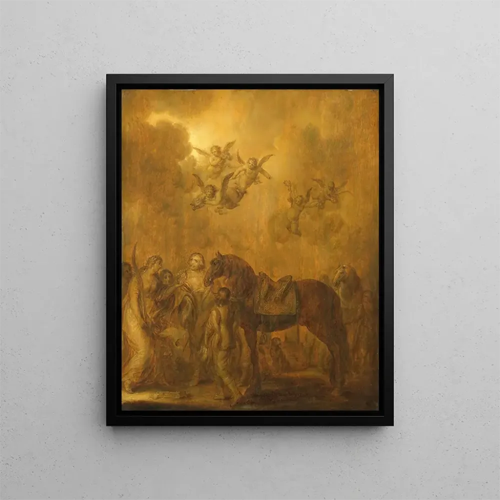 Maalaus Allégorie du stathouder du prince Frédéric-Henri - Adriaen Pietersz van de Venne | Taidetuloste