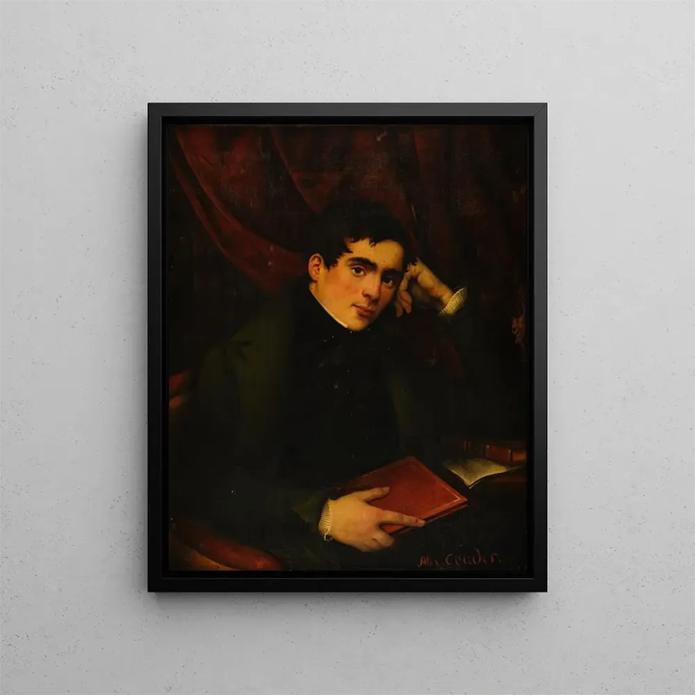 Maalaus Alphonse de Lamartine - Alexandre Couder | Taidetuloste