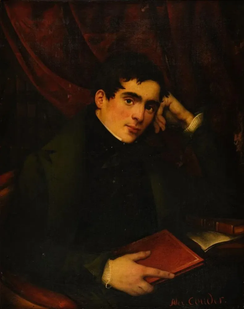 Maalaus Alphonse de Lamartine - Alexandre Couder | Taidetuloste